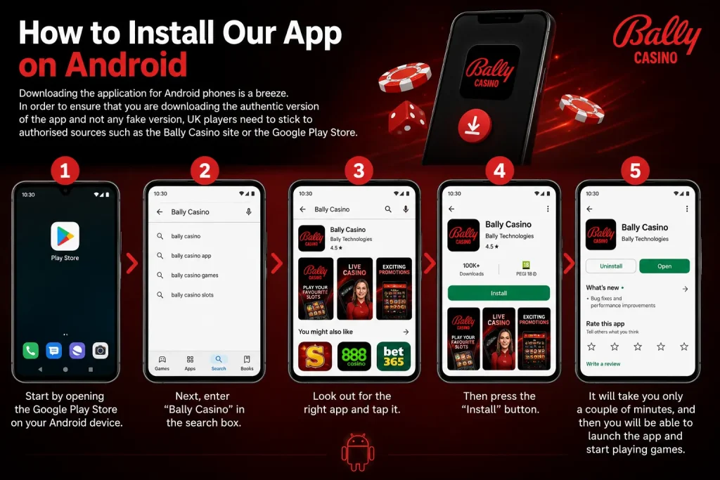 Bally Casino app